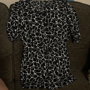 Black and white romper